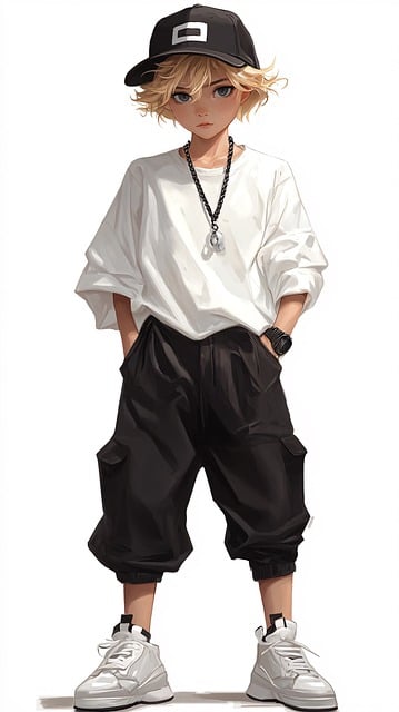 Free boy manga anime illustration