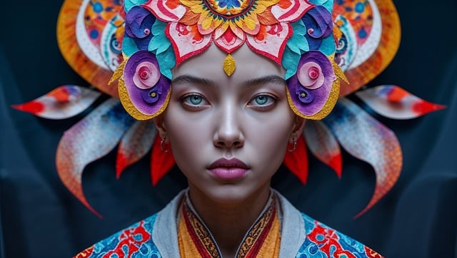 Free ai generated woman nature illustration