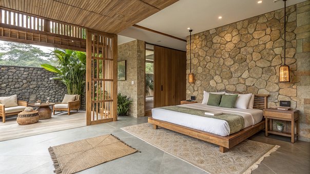 Habitación, Muebles, Cama, Casa, Diseño