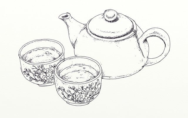 Free teapot tea drink illustration