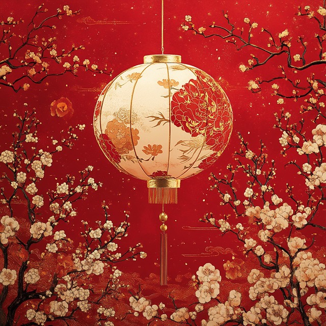 Free Lunar New Year Festive Lantern illustration and picture