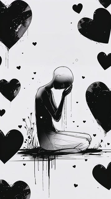 Free ai generated heartache disappointment illustration