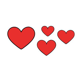 Free Ai Generated Hearts illustration and picture