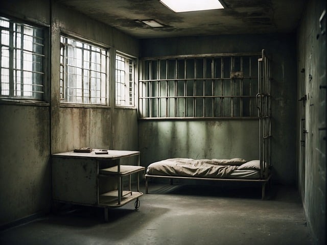 Free ai generated cell prison illustration