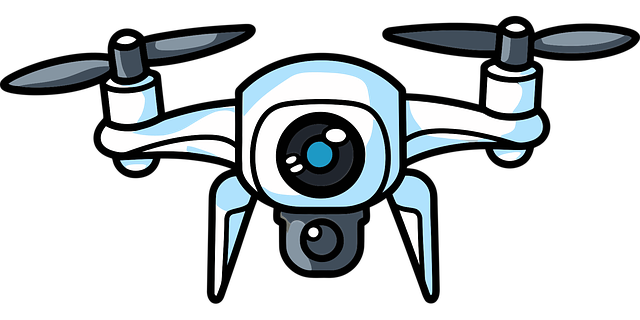 Free drone aerial flight illustration