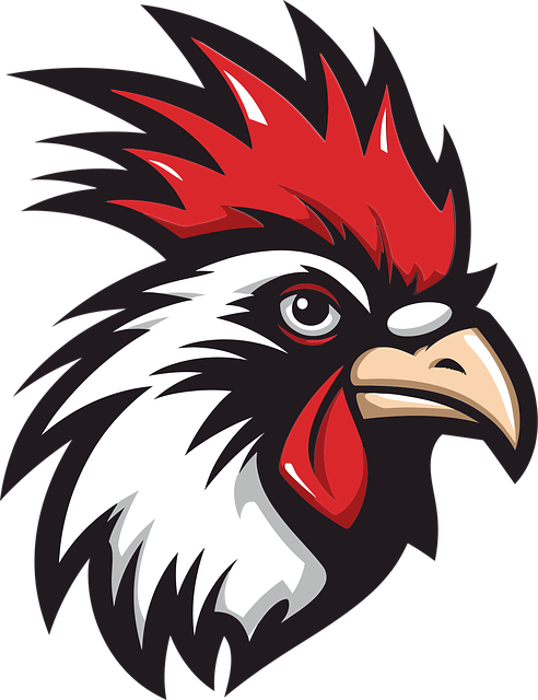 Free rooster chicken animal illustration