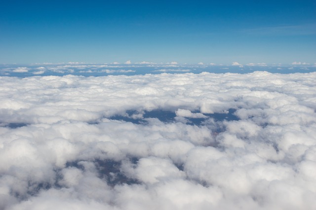Madagáscar, Céu, Nuvens, Azul, Aeronave