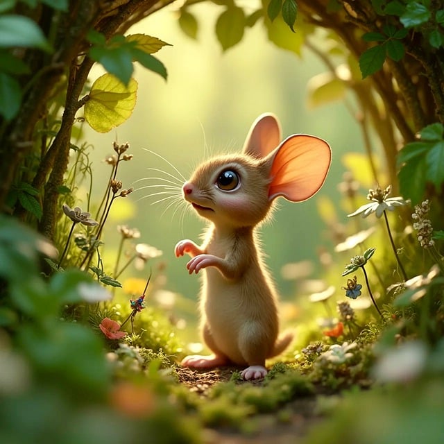 Free ai generated rodent nature illustration
