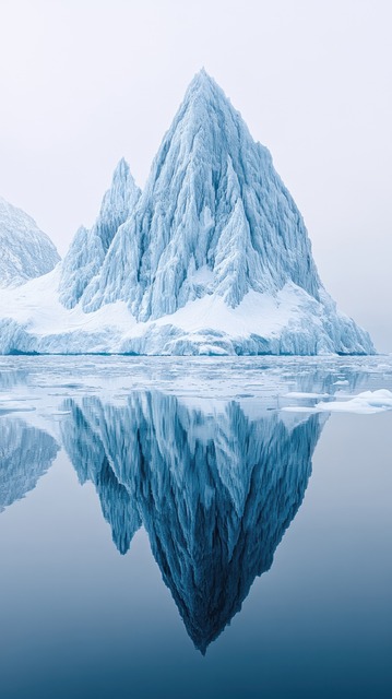 Free ai generated mountains winter illustration