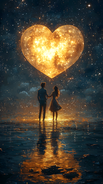 Free ai generated valentine's day lovers illustration
