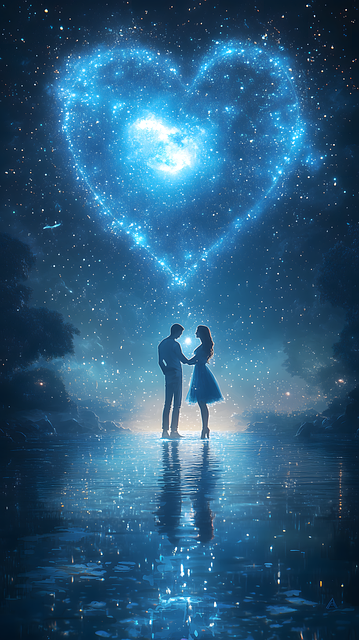 Free ai generated valentine's day lovers illustration