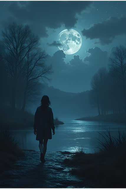 Mond, Natur, Nacht, Himmel, Mondlicht