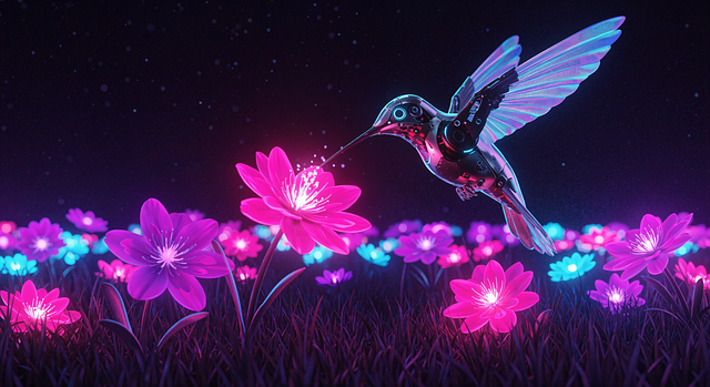 Free ai generated hummingbird bird illustration