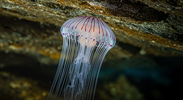 Free ai generated jellyfish sea illustration