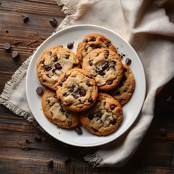 Free Ai Generated Cookies illustration and picture