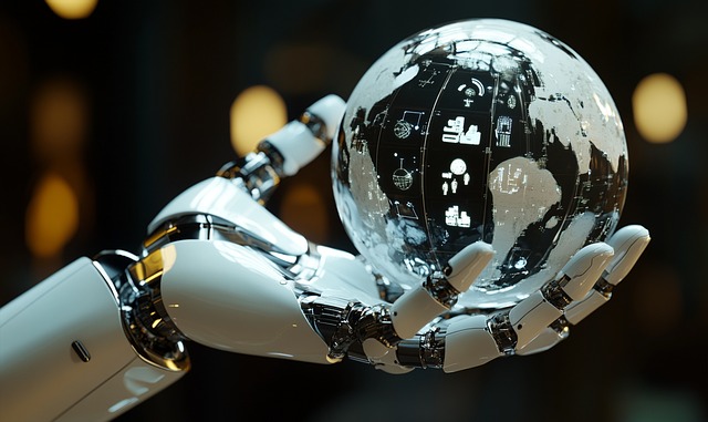 Free ai generated cyber communication illustration