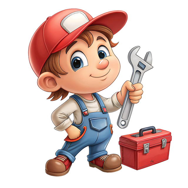 Free plumber plumbing repair illustration