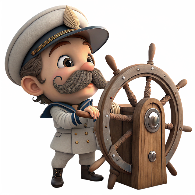 Free sailor captain nautical illustration