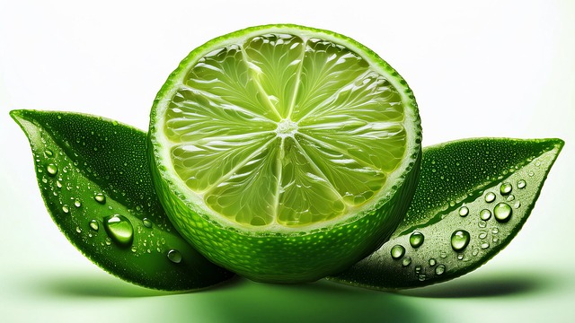 Free ai generated lime lime slice illustration