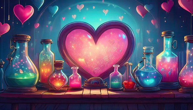 Free ai generated potions love illustration