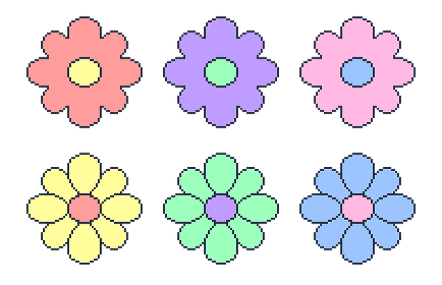 Free flowers icon nature illustration