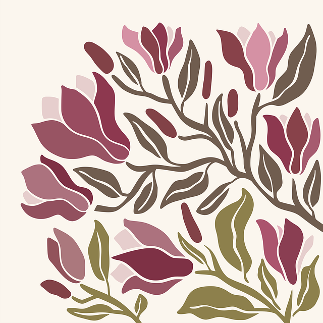 Free flowers ornament flower wallpaper vector