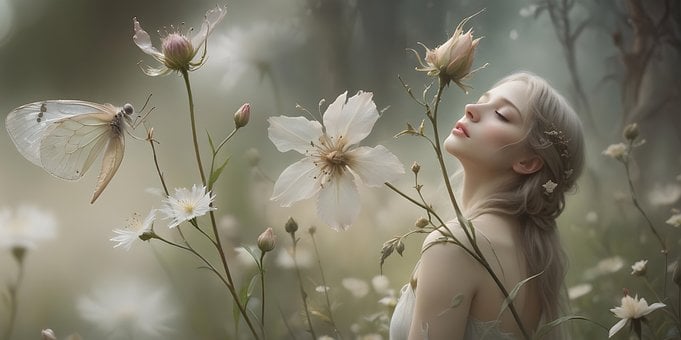 Fantasy, Schönheit, Weiblich, Sommer