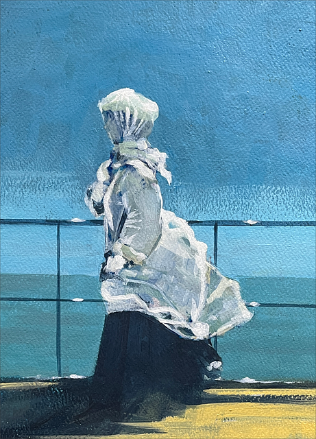 Clásico, Mujer, Antiguo, Victoriano