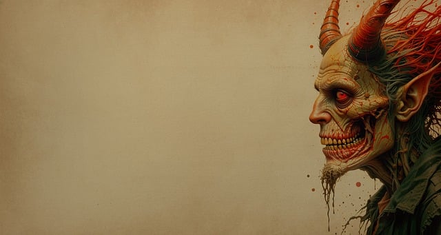 Free satan devil scary illustration
