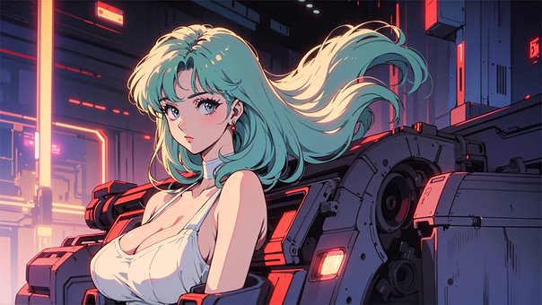 Free Synthwave Chillwave illustration and picture