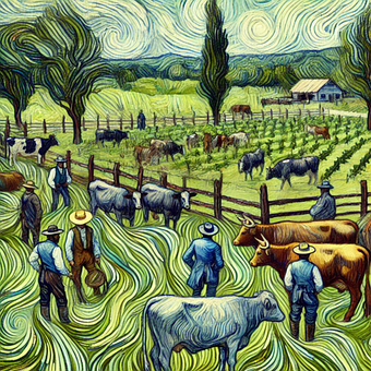 Plano, Agricultores, Bovino
