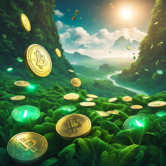 Free Cryptomining Bitcoinmining illustration and picture