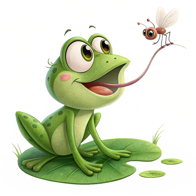 Free frog toad amphibian illustration