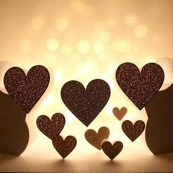 Free Hearts Glitter illustration and picture