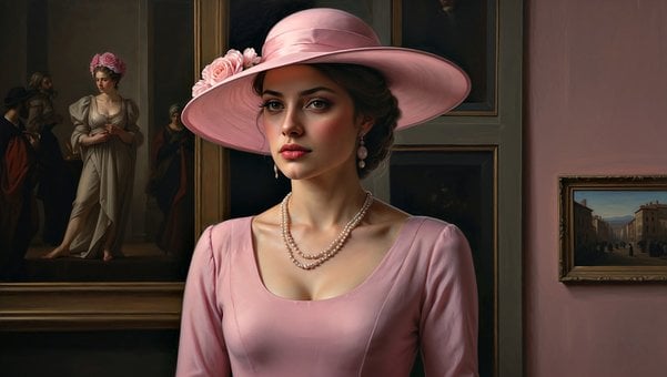 Free Woman Portrait illustration and picture