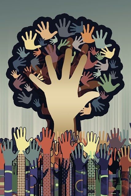 Free volunteering volunteer hands illustration