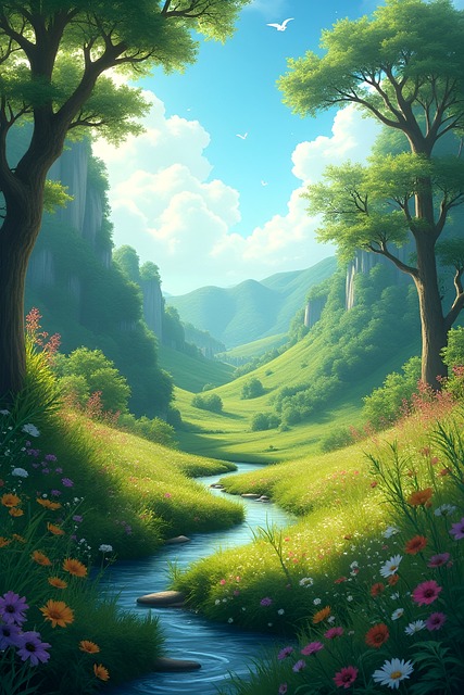 Natur, Wald, Landschaft, Bäume, Feld