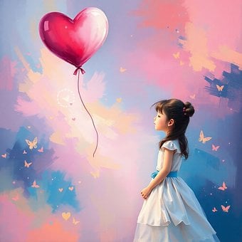 Free Balloon Heart illustration and picture