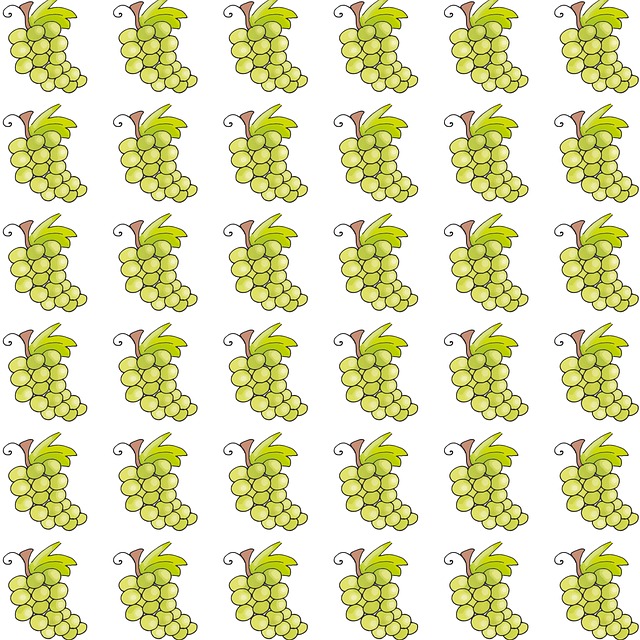 Free grapes fruit organic illustration