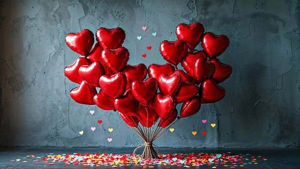 Free Ai Generated Hearts illustration and picture