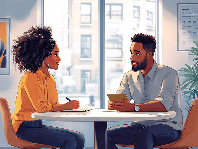 Free ai generated business meeting illustration