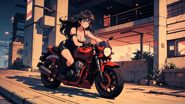 Free Cyberpunk Synthwave illustration and picture