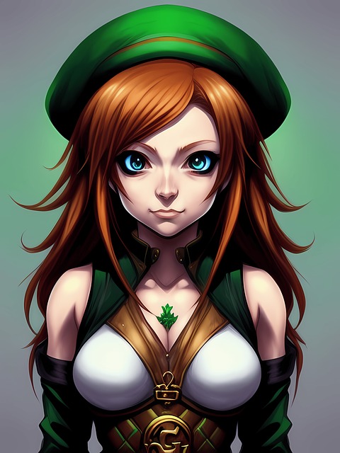Free Leprechaun Anime illustration and picture