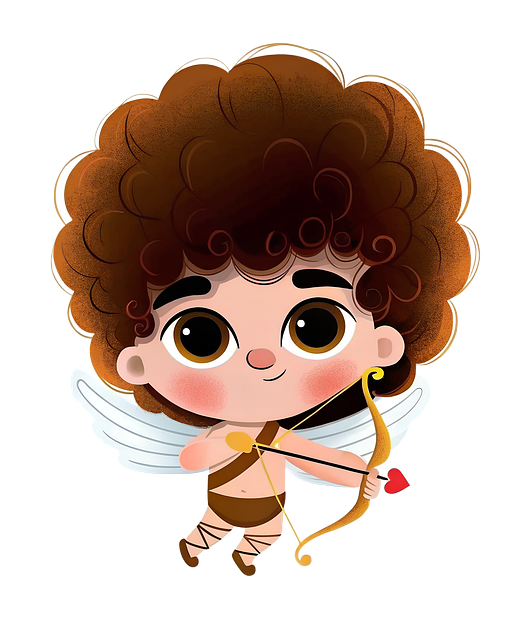 Free angel cupid love illustration