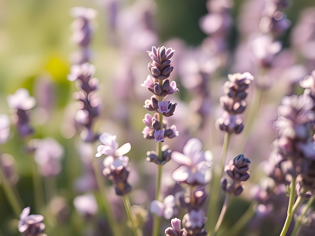 Free ai generated lavender flowers illustration