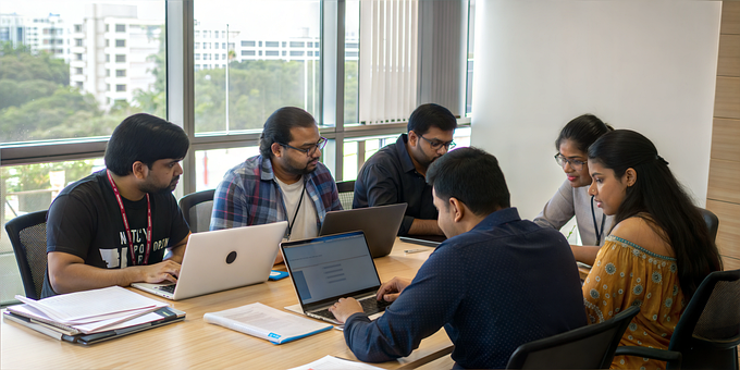 Free Meeting Coding illustration and picture