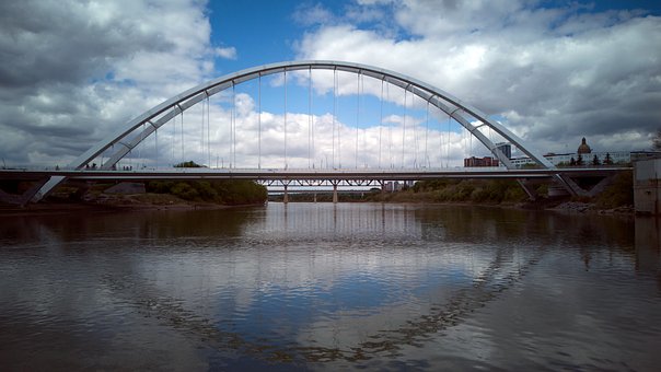 Free Bridge River photo and picture