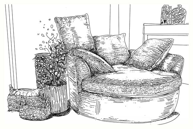 Free sofa furniture couch illustration