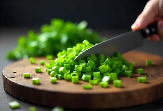 Free chives food vegetables illustration