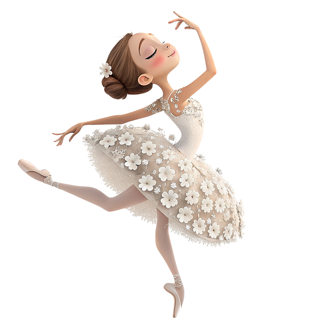 Free ai generated ballerina ballet illustration